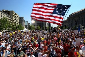 Tea Party Activists Hold Tax Day Rally In Washington