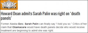 SarahPalinDeathPanelsHowardDean