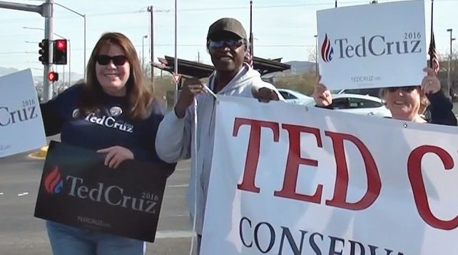 Ted Cruz sign wave henderson NV 1