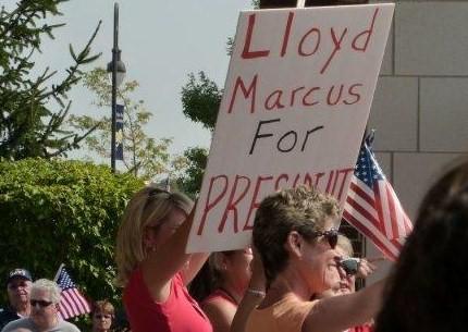 Sign at a Tea Party Express Rally